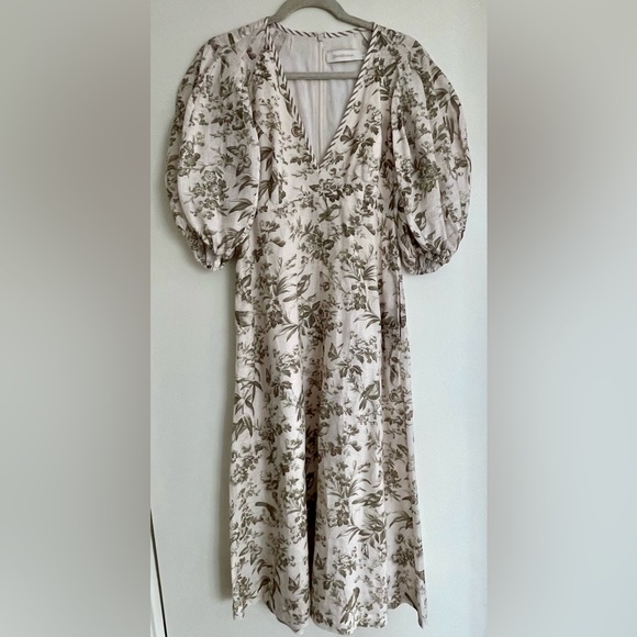 Gorgeous ZIMMERMAN linen midi dress! - Picture 3 of 7